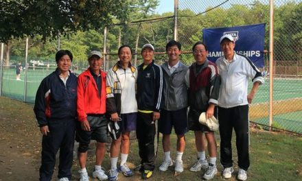 我会副会长仇曦参加纽约华人网球队获东赛区冠军，